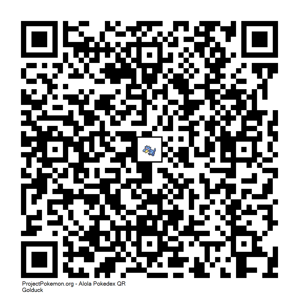Cdigo QR de Golduck